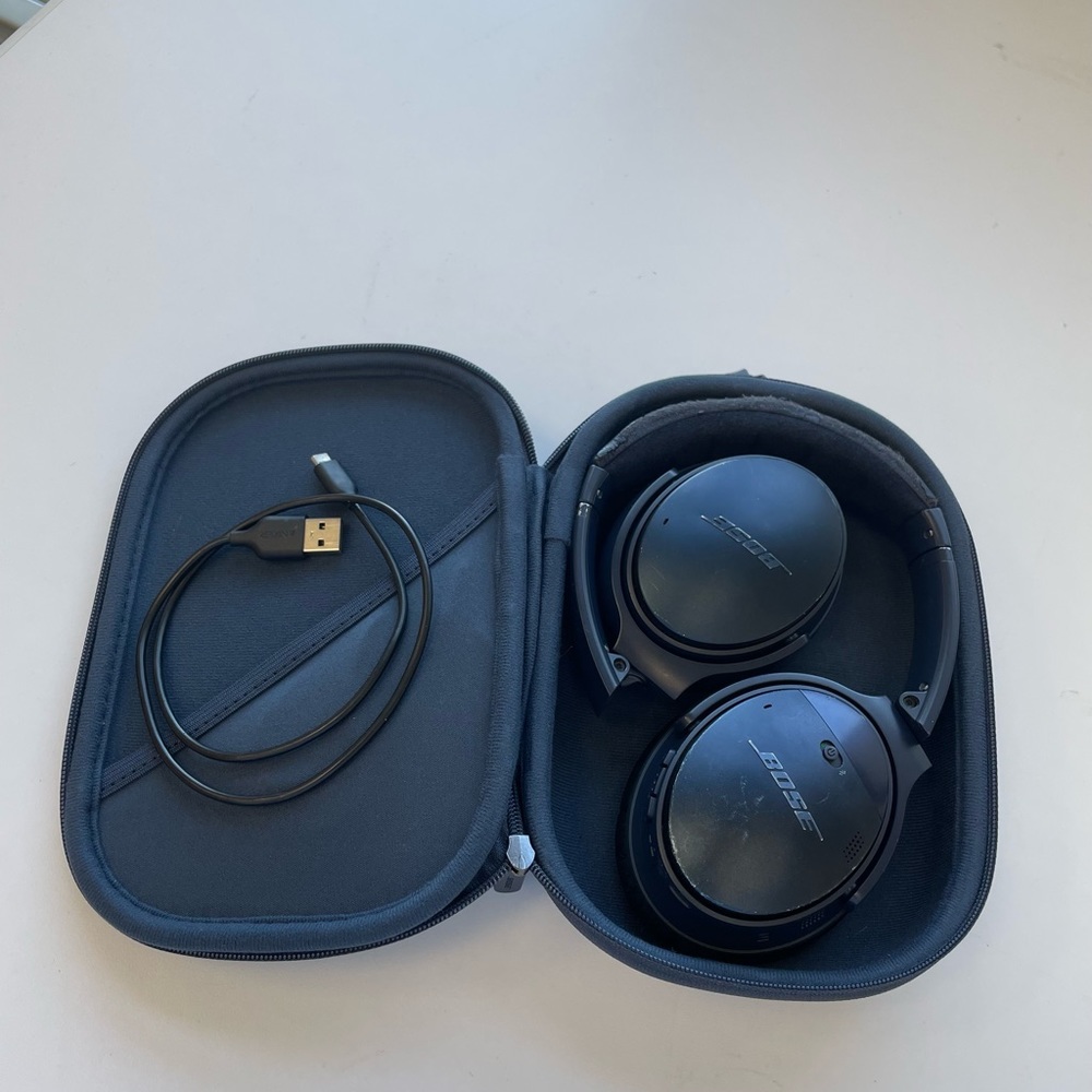 Bose Headphones QuietComfort QC35 II Noise Cancelling Wireless RARE